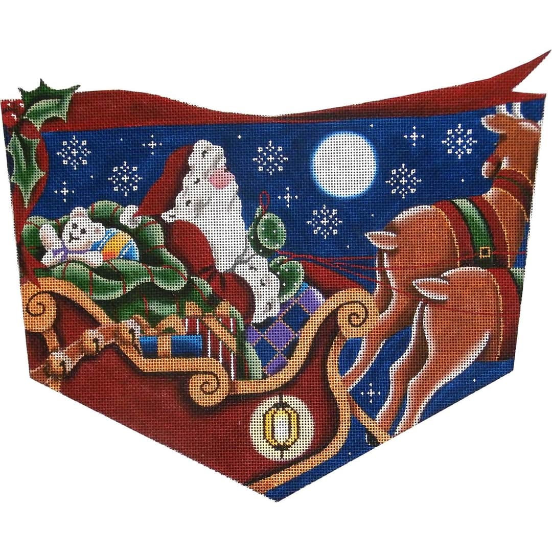 Rebecca Wood Designs Through the Sky Needlepoint Canvas - 13M