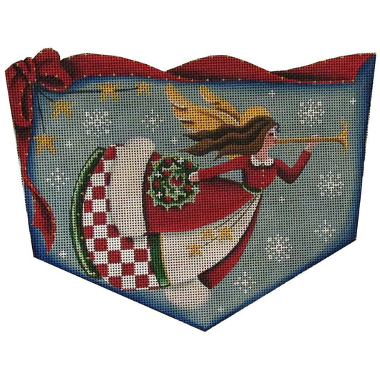 Rebecca Wood Designs Angel Puppy Needlepoint Canvas - 18M