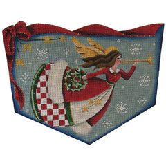 Rebecca Wood Designs Angel Puppy Needlepoint Canvas - 18M