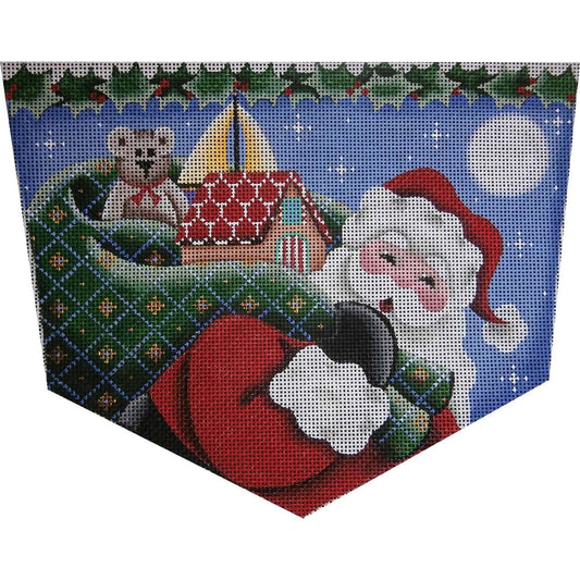 Rebecca Wood Designs Bag of Toys Needlepoint Canvas - 13M