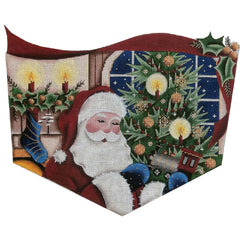 Rebecca Wood Designs Santa Presents Boy Needlepoint Canvas - 13M