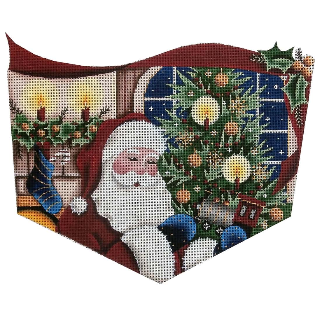 Rebecca Wood Designs Santa Presents Boy Needlepoint Canvas - 18M