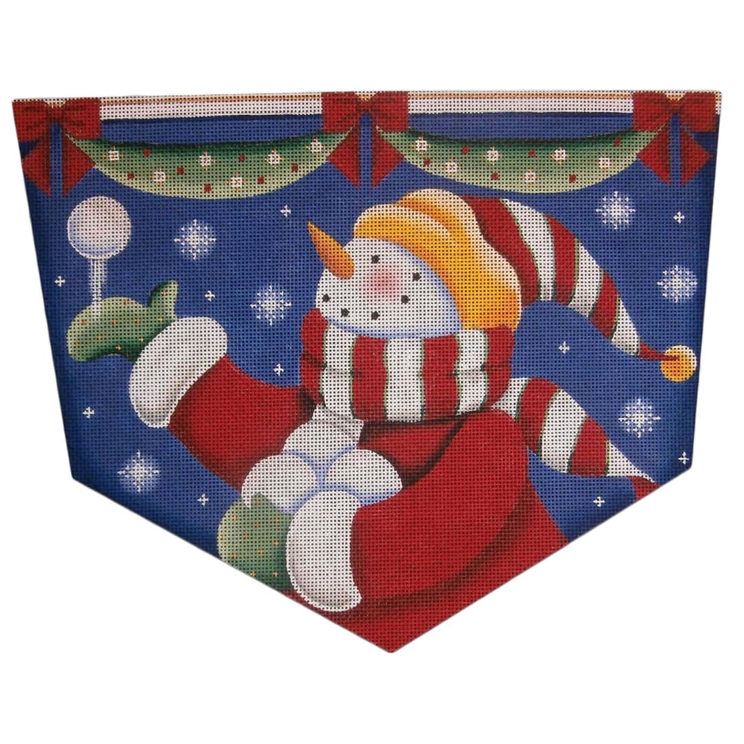 Rebecca Wood Designs Snowballs Needlepoint Canvas - 18M