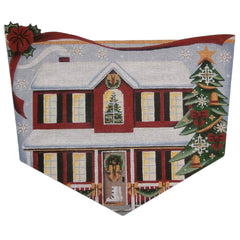 Rebecca Wood Designs Red House Christmas Needlepoint Canvas - 18M