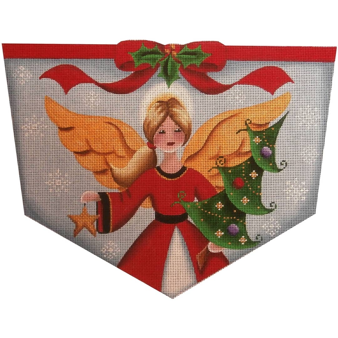 Rebecca Wood Designs Star Angel Needlepoint Canvas - 18M