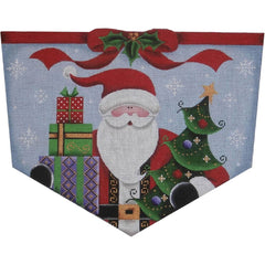 Rebecca Wood Designs Happy Santa Needlepoint Canvas - 13M