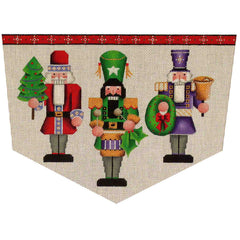 Rebecca Wood Designs Nutcracker Cuff Needlepoint Canvas - 18M