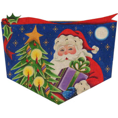 Rebecca Wood Designs Santas Present Needlepoint Canvas Round-18M