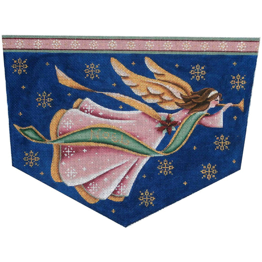 Rebecca Wood Designs Mauve Angel Needlepoint Canvas - 18M