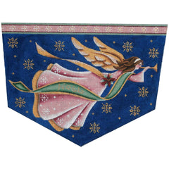 Rebecca Wood Designs Mauve Angel Needlepoint Canvas - 18M