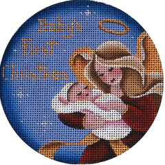 Rebecca Wood Designs Babys First Angel Girl Needlepoint Canvas