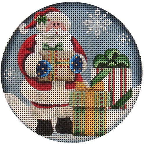 Rebecca Wood Designs All the Presents Needlepoint Canvas - 18M
