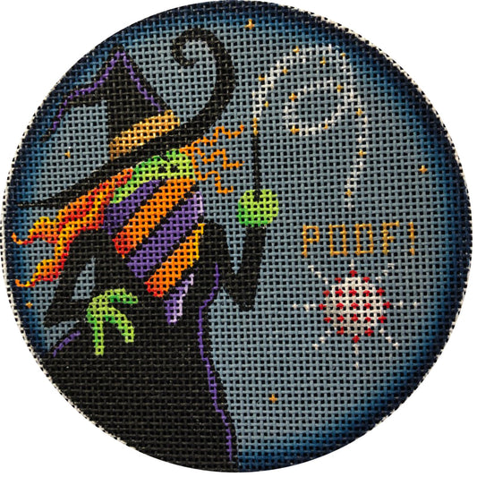 Rebecca Wood Designs Poof Needlepoint Canvas