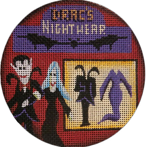 Rebecca Wood Designs Dracs Nightwear Needlepoint Canvas - 13M