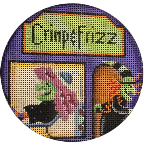 Rebecca Wood Designs Crimp & Frizz Needlepoint Canvas - 18M