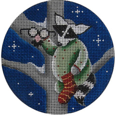 Rebecca Wood Designs No More Bandit Needlepoint Canvas - 13M