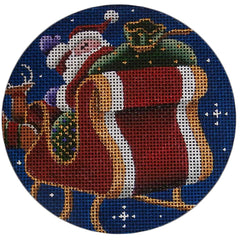 Rebecca Wood Designs Goodnight Needlepoint Canvas - 18M