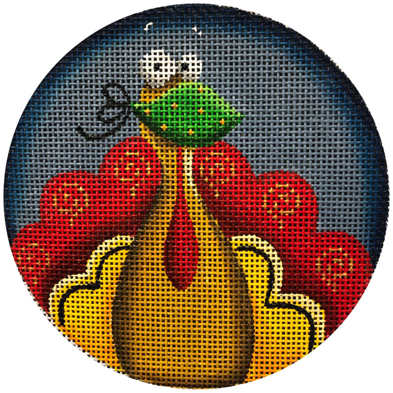 Rebecca Wood Designs Saved By the Mask Needlepoint Canvas