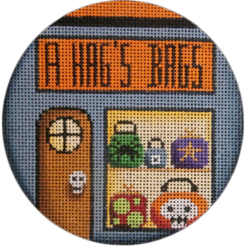Rebecca Wood Designs A Hags Bag Needlepoint Canvas - 18M
