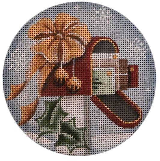Rebecca Wood Designs Cubs Reindeer Needlepoint Canvas