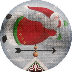 Rebecca Wood Designs Santa Vane Needlepoint Canvas - 18M