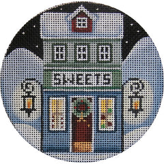 Rebecca Wood Designs Sweets House Needlepoint Canvas - 13M