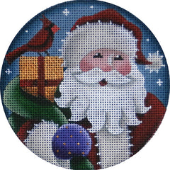 Rebecca Wood Designs Santas Present Needlepoint Canvas - 18M
