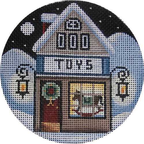 Rebecca Wood Designs Toys House Shop Needlepoint Canvas - 13M