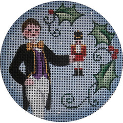 Rebecca Wood Designs Fritz with Toy Needlepoint Canvas - 18M
