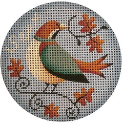 Rebecca Wood Designs September Bird Needlepoint Canvas