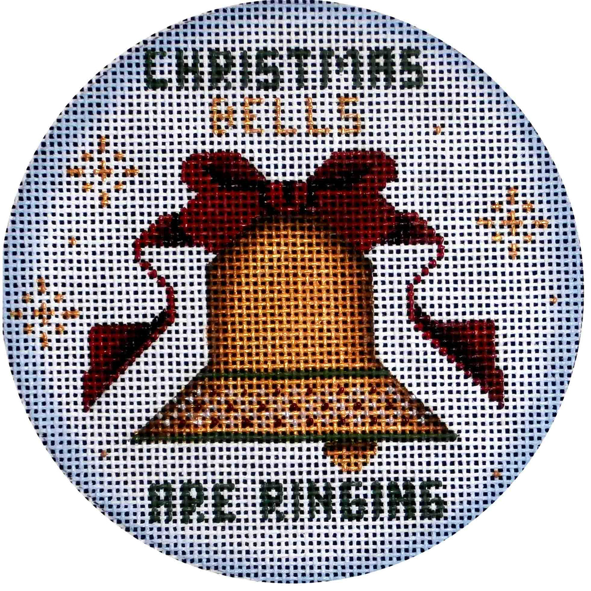 Rebecca Wood Designs Bells Are Ringing Needlepoint Canvas