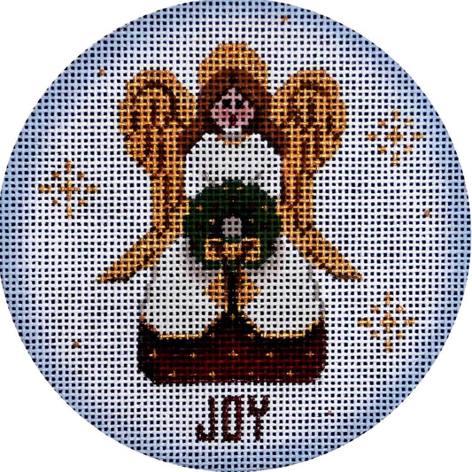 Rebecca Wood Designs Joy Ornament Needlepoint Canvas