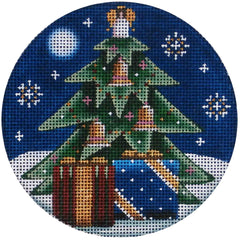 Rebecca Wood Designs Angel Tree Ornament Needlepoint Canvas