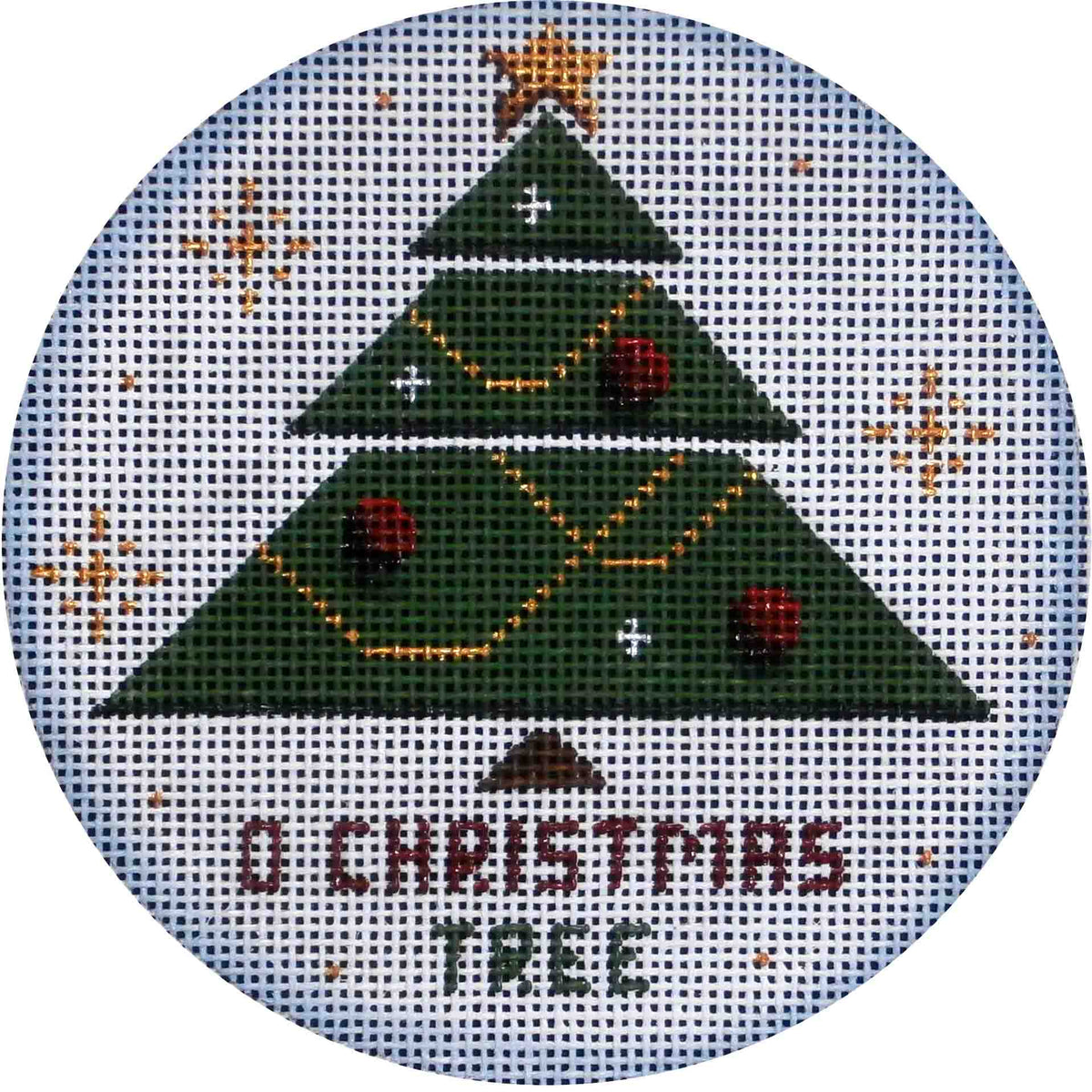 Rebecca Wood Designs O Christmas Tree Needlepoint Canvas