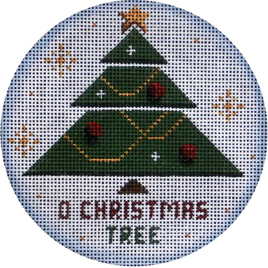 Rebecca Wood Designs O Christmas Tree Needlepoint Canvas
