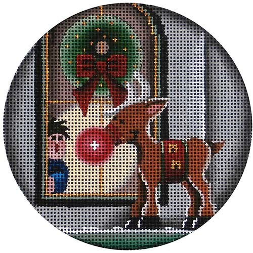 Rebecca Wood Designs Spotted Ornament Needlepoint Canvas