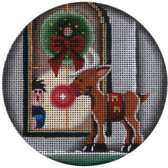 Rebecca Wood Designs Spotted Ornament Needlepoint Canvas