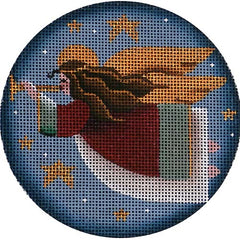 Rebecca Wood Designs Folk Angel Two Needlepoint Canvas
