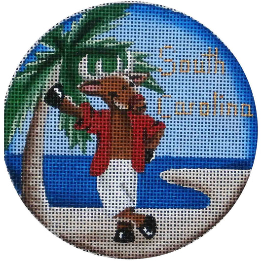 Rebecca Wood Designs Carolina Deer Needlepoint Canvas
