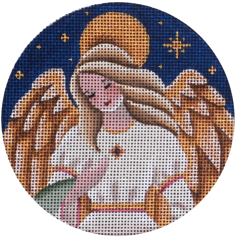 Rebecca Wood Designs Jewel Angel Needlepoint Canvas