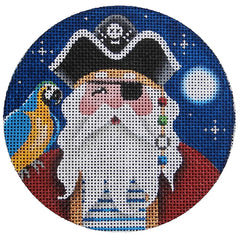 Rebecca Wood Designs Captain Clause Needlepoint Canvas