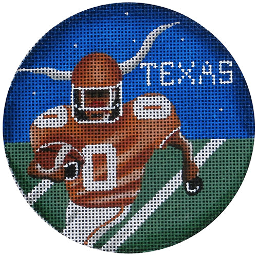 Rebecca Wood Designs Texas Football Needlepoint Canvas