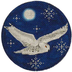 Rebecca Wood Designs Arctic Owl Needlepoint Canvas