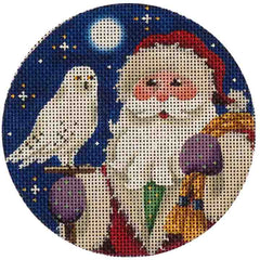 Rebecca Wood Designs Forest Santa Needlepoint Canvas