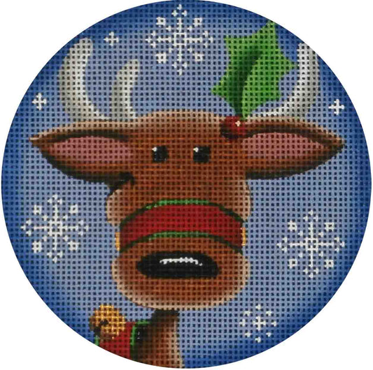 Rebecca Wood Designs Straight on Selfie Needlepoint Canvas