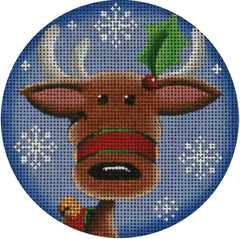 Rebecca Wood Designs Straight on Selfie Needlepoint Canvas
