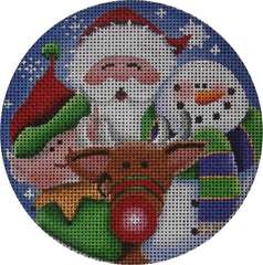 Rebecca Wood Designs Group Shot Needlepoint Canvas