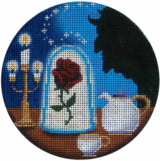 Rebecca Wood Designs Beauty and the Beast Needlepoint Canvas
