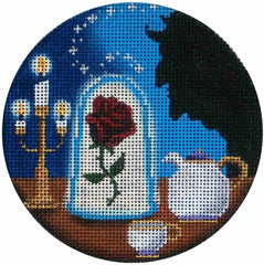 Rebecca Wood Designs Beauty and the Beast Needlepoint Canvas