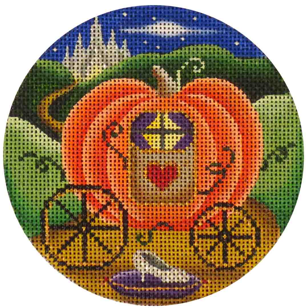 Rebecca Wood Designs Cinderella Ornament Needlepoint Canvas